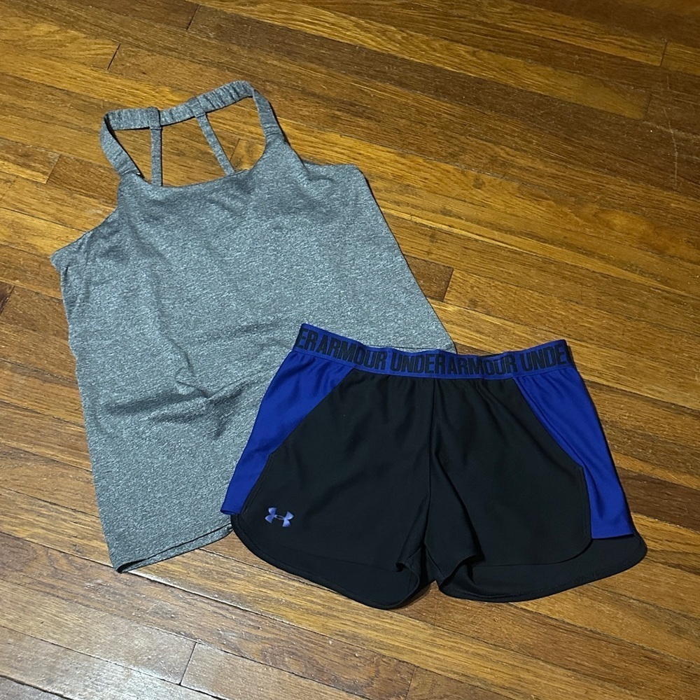 Womens Two Piece Workout Set, ProPlayer & Under Armour, Sz Medium - Picture 1 of 11